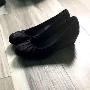 Womans black high heels